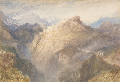 Fort von Lessillon, Val de la Maurienne, Frankreich, 1836 von Joseph Mallord William Turner